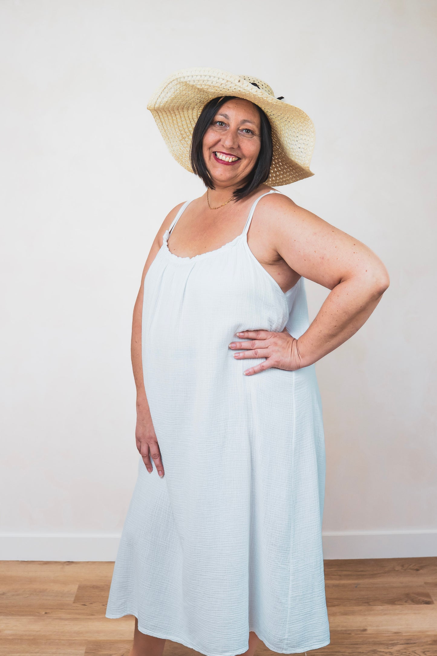 Robe d'été blanche