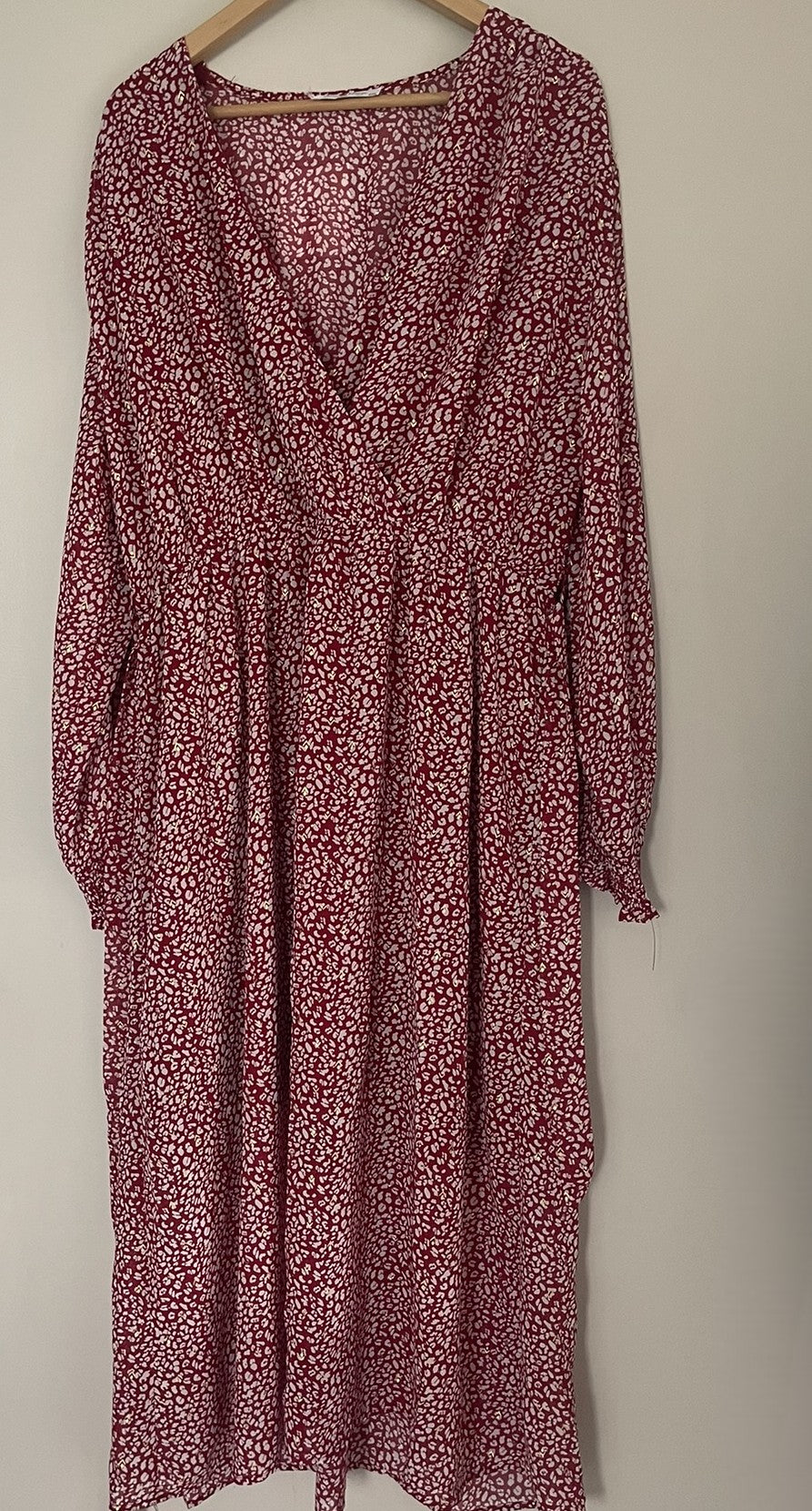 Robe longue rouge