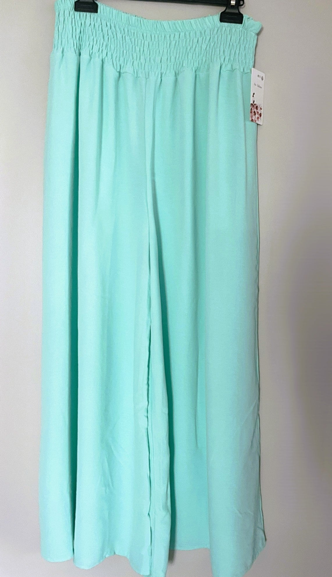 Pantalon Fluide Turquoise