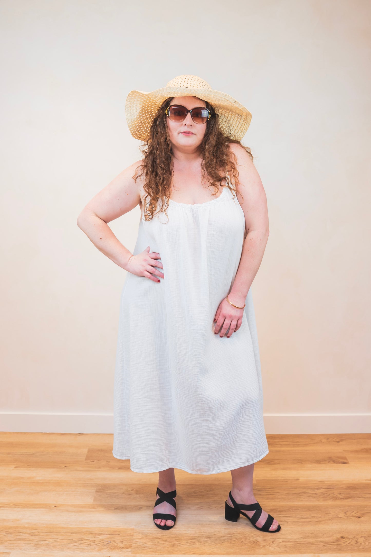 Robe d'été blanche