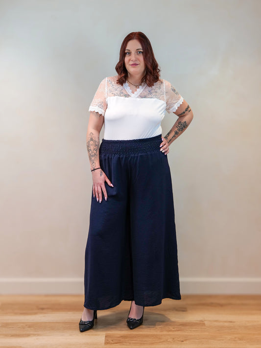 Pantalon Fluide Marine