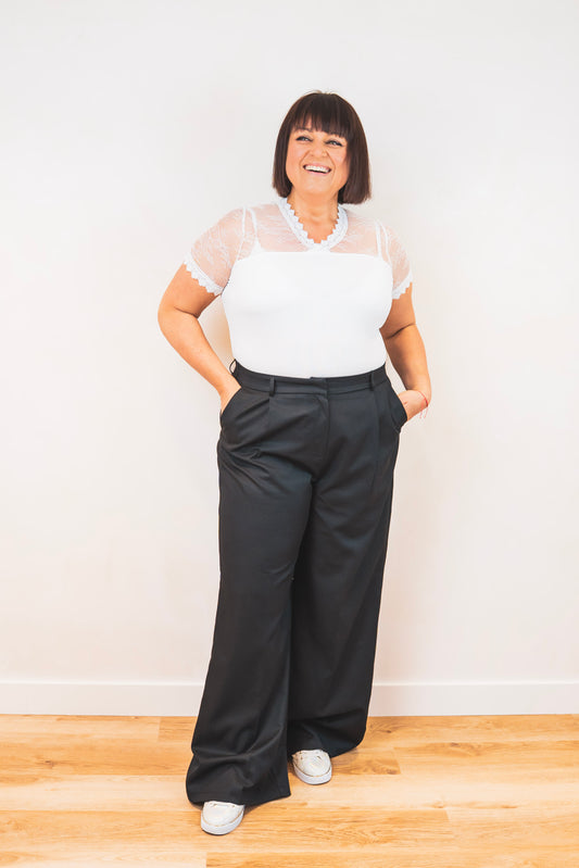 Pantalon élégant noir