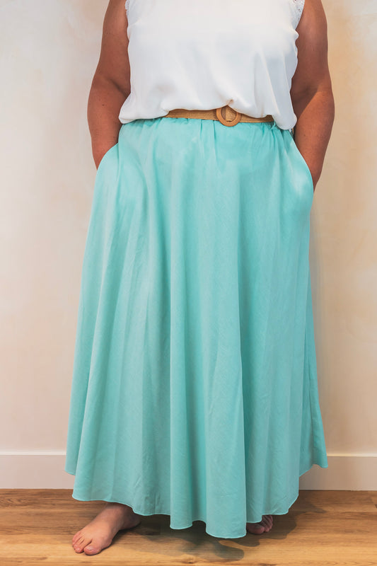 Jupe turquoise